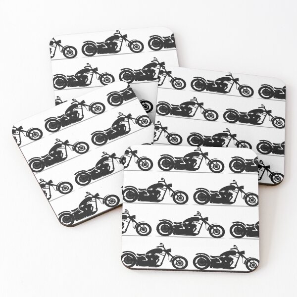 Item preview, Chopper Motorcycle Seamless Pattern Design designed and sold by NadDot.