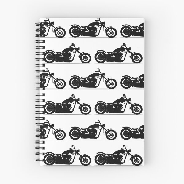 Item preview, Chopper Motorcycle Seamless Pattern Design designed and sold by NadDot.