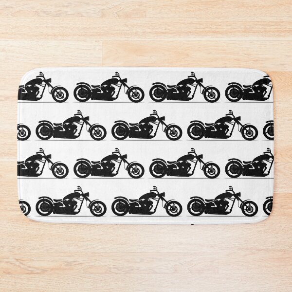 Item preview, Chopper Motorcycle Seamless Pattern Design designed and sold by NadDot.