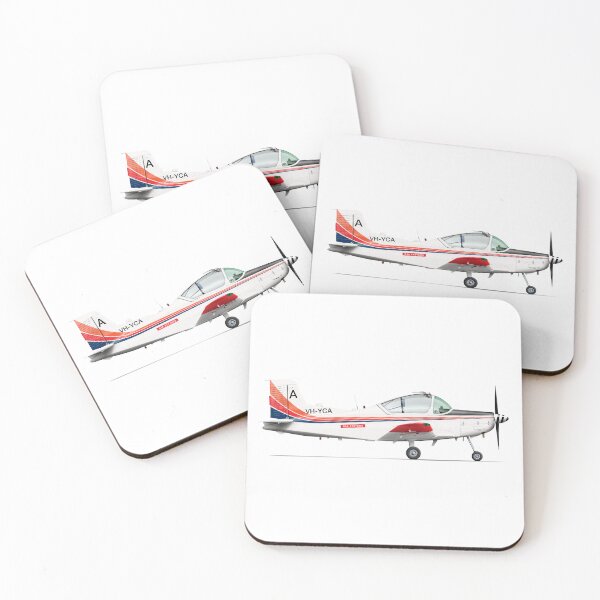 Item preview, PAC CT-4B AIRTRAINER VH-YCA BAE 1991 designed and sold by Grubby Fingers Aircraft Illustration.