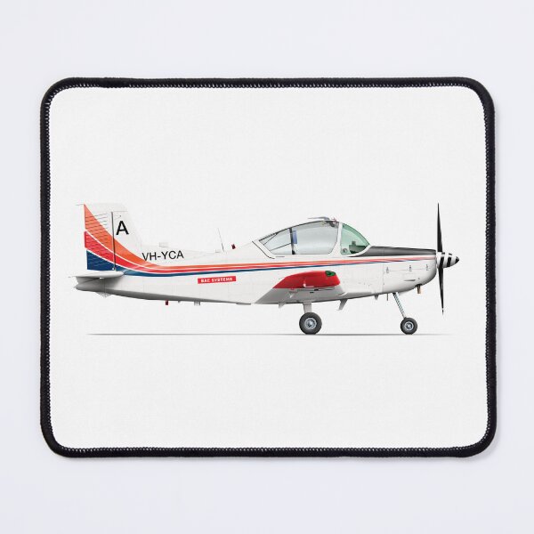 Item preview, PAC CT-4B AIRTRAINER VH-YCA BAE 1991 designed and sold by Grubby Fingers Aircraft Illustration.
