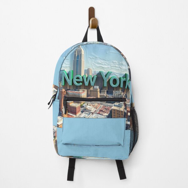 Item preview, New York City Skyline Art Print NYC Painting Travel Poster Manhattan Aesthetic Gift designed and sold by ArtByTripti.