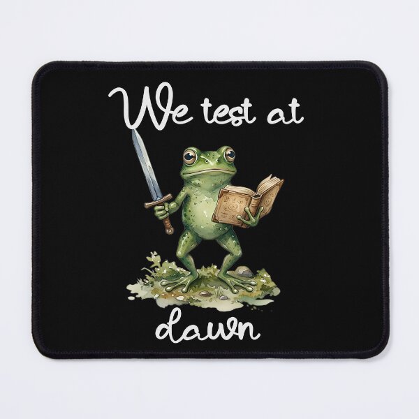 Item preview, Teacher Frog We Test At Dawn Test Day Coordinator Final Exam designed and sold by Colorfulman.