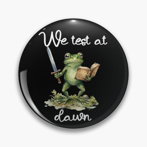 Item preview, Teacher Frog We Test At Dawn Test Day Coordinator Final Exam designed and sold by Colorfulman.
