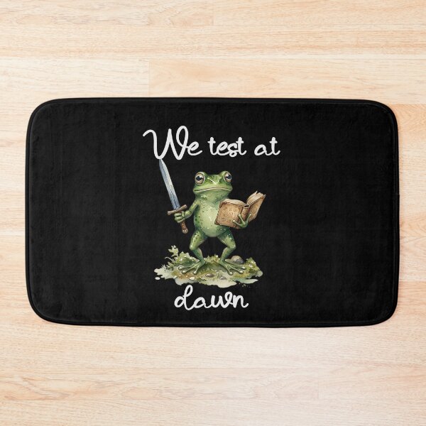 Item preview, Teacher Frog We Test At Dawn Test Day Coordinator Final Exam designed and sold by Colorfulman.