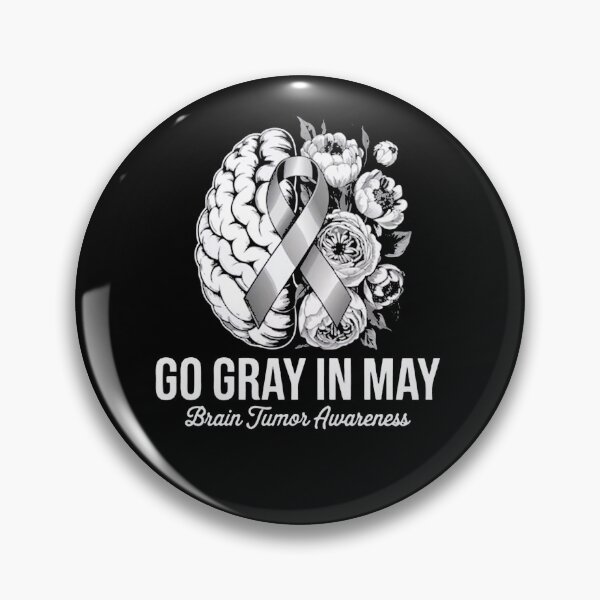 Item preview, Go Gray In May Brain Tumor Awareness designed and sold by ZalcArtStore.