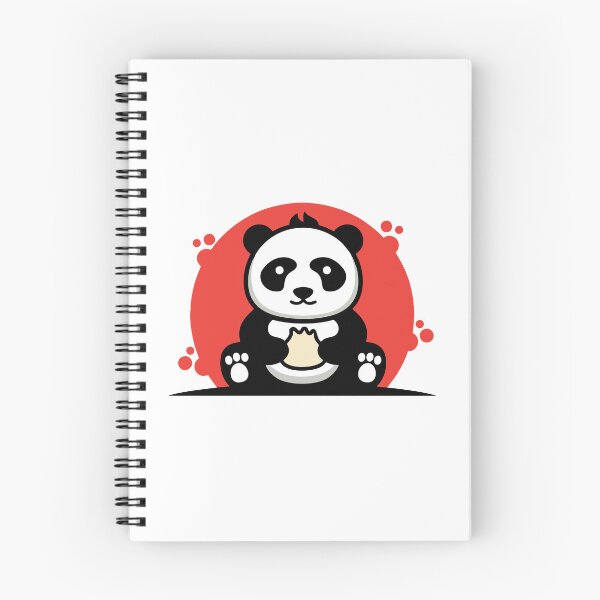 Item preview, Cute Kawaii Panda Eating Steamed Bun designed and sold by matildampugh.