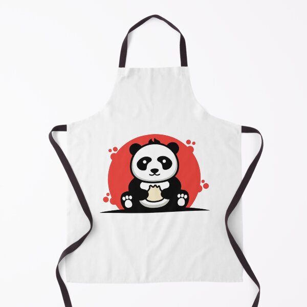 Item preview, Cute Kawaii Panda Eating Steamed Bun designed and sold by matildampugh.