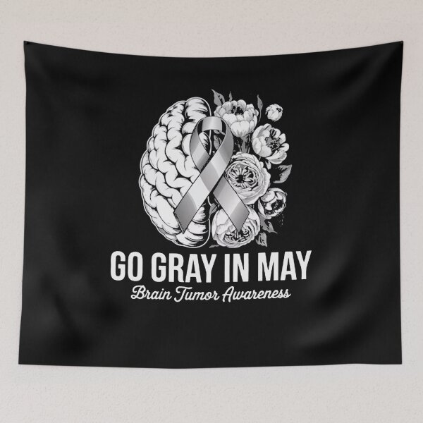 Item preview, Go Gray In May Brain Tumor Awareness designed and sold by ZalcArtStore.