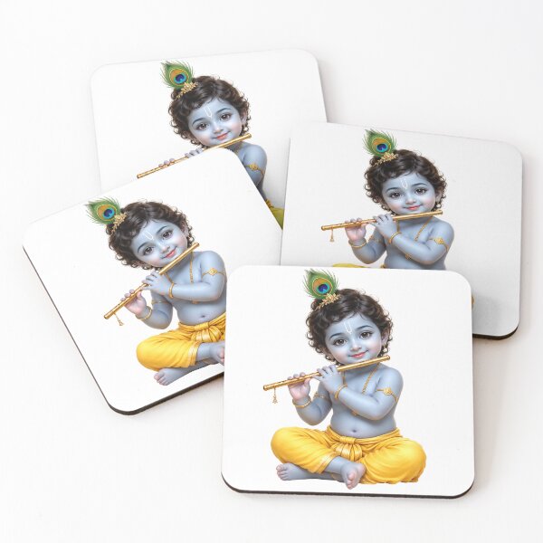 Item preview, Cute Little Krishna with Flute designed and sold by PriyankaSonara.