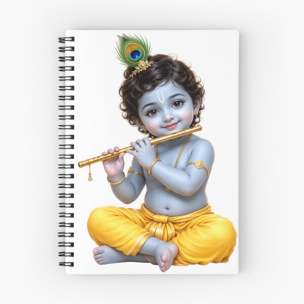 Item preview, Cute Little Krishna with Flute designed and sold by PriyankaSonara.