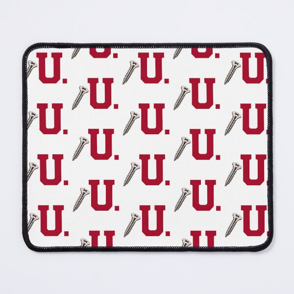 Item preview, SCREW U COLLECTION – Crimson White Collegiate Screw U – CLEAN LOOK designed and sold by WheelieGdArt.