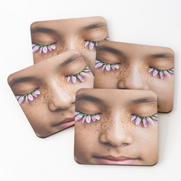 Item preview, floral eyelashes designed and sold by psychoshadow.