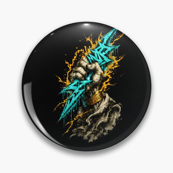 Item preview, Zeus Graffiti Lightning Bolt Streetwear Graphic T-Shirt designed and sold by etuvibes.