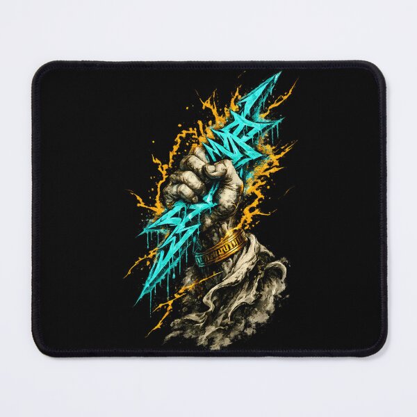 Item preview, Zeus Graffiti Lightning Bolt Streetwear Graphic T-Shirt designed and sold by etuvibes.
