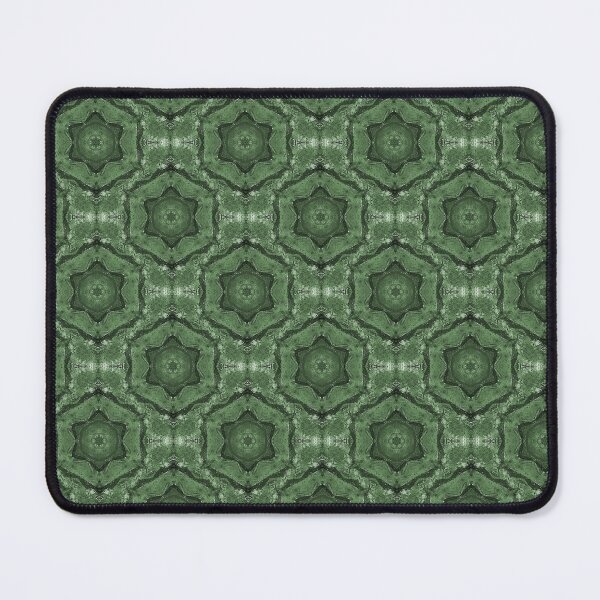 Item preview, Boho Hexagon Mandala Pattern in Green designed and sold by Artistestella.