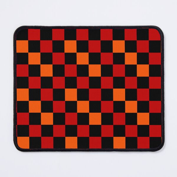 Item preview, Red Black Orange Checkered Design designed and sold by PatternTitan.