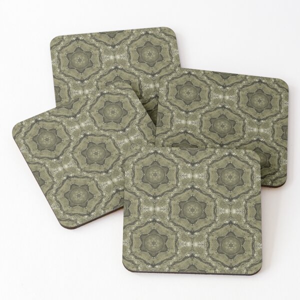 Item preview, Boho Hexagon Mandala Pattern in Beige Brown designed and sold by Artistestella.