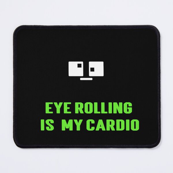 Item preview, Relatable Fitness Humor Eye Roll Emoji Workout designed and sold by area248.