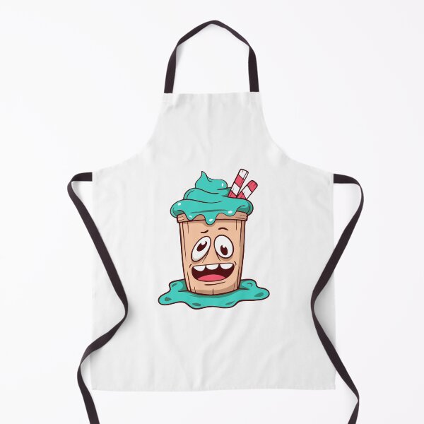 Item preview, Funny Melted Blue Milkshake Monster Cartoon designed and sold by matildampugh.