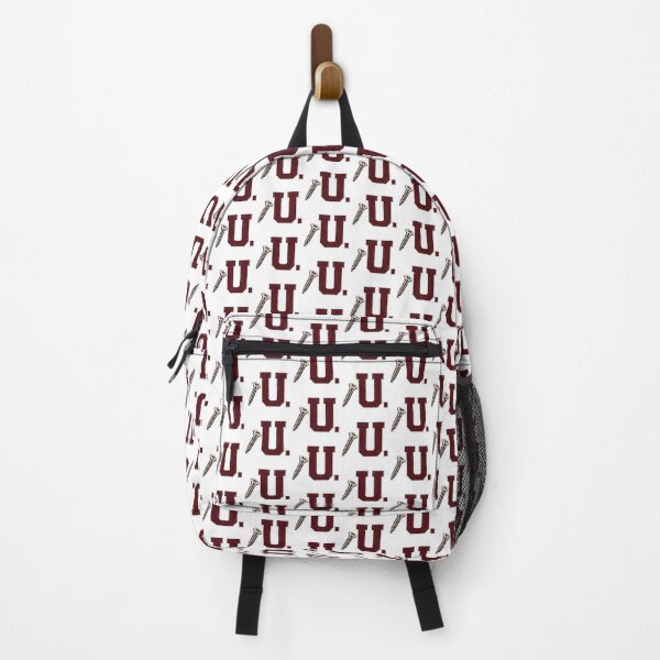 Item preview, SCREW U COLLECTION – Maroon White Collegiate Screw U – WORN LOOK designed and sold by WheelieGdArt.