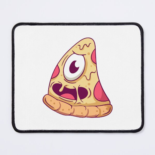 Item preview, One Eyed Pizza Slice Monster Character designed and sold by matildampugh.