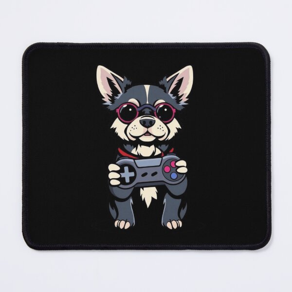 Item preview, Gamer Dog Funny Puppy Video Game Controller Art designed and sold by artlife4.