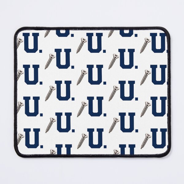 Item preview, SCREW U COLLECTION – Navy White Collegiate Screw U – CLEAN LOOK designed and sold by WheelieGdArt.