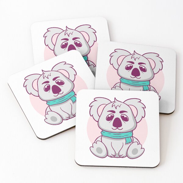 Item preview, Adorable Koala Wearing Blue Scarf Cartoon designed and sold by matildampugh.