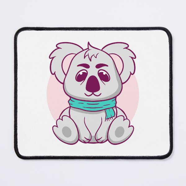 Item preview, Adorable Koala Wearing Blue Scarf Cartoon designed and sold by matildampugh.