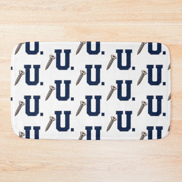 Item preview, SCREW U COLLECTION – Navy White Collegiate Screw U – WORN LOOK designed and sold by WheelieGdArt.
