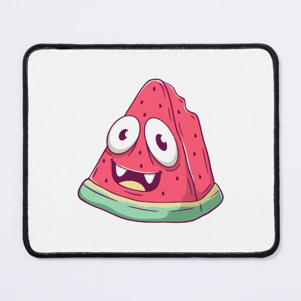 Item preview, Funny Vampire Watermelon Slice Monster designed and sold by matildampugh.