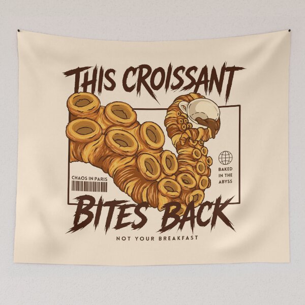 Item preview, This Croissant Bites Back  designed and sold by DJava-ArtO.