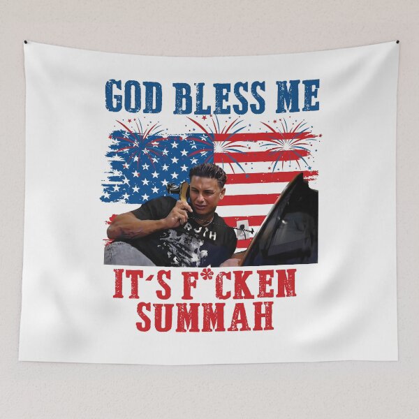 Item preview, Funny God Bless Me It’s F*cken Summah designed and sold by PmindHalow.