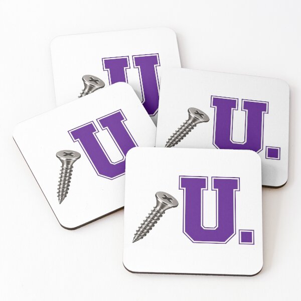 Item preview, SCREW U COLLECTION – Deep Purple Collegiate Screw U – CLEAN LOOK designed and sold by WheelieGdArt.