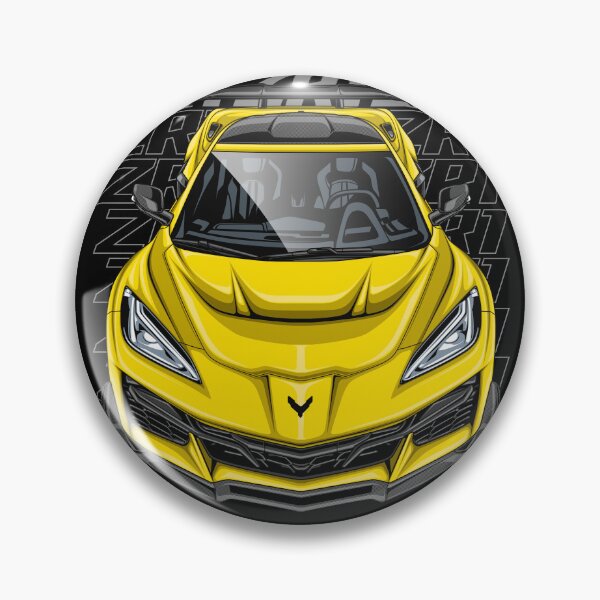 Item preview, Corvette C8 ZR1 (Velocity Yellow) designed and sold by JioojiProject.