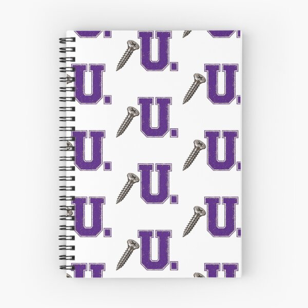 Item preview, SCREW U COLLECTION – Deep Purple Collegiate Screw U – WORN LOOK designed and sold by WheelieGdArt.