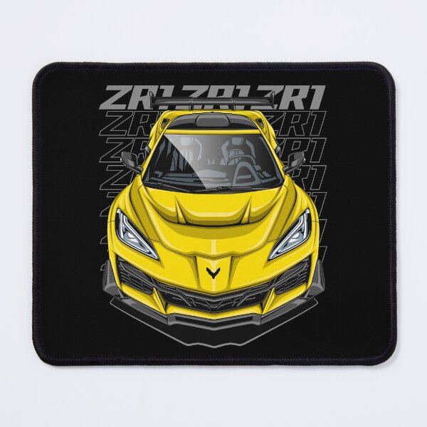 Item preview, Corvette C8 ZR1 (Velocity Yellow) designed and sold by JioojiProject.