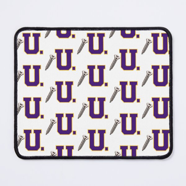 Item preview, SCREW U COLLECTION – Purple Gold Collegiate Screw U – CLEAN LOOK designed and sold by WheelieGdArt.