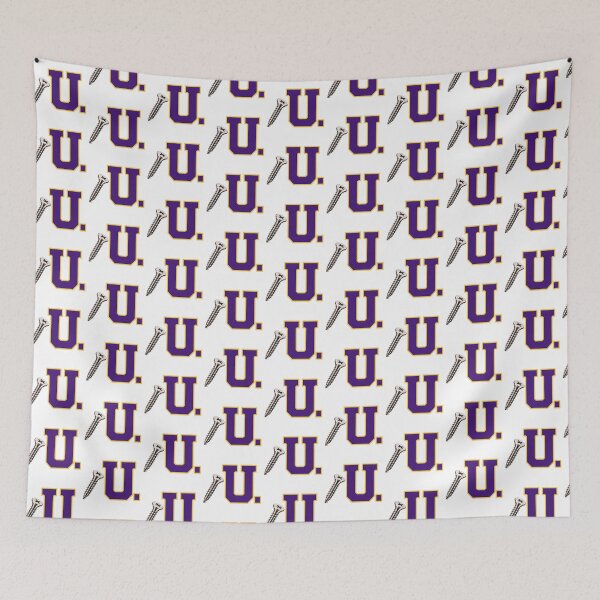 Item preview, SCREW U COLLECTION – Purple Gold Collegiate Screw U – CLEAN LOOK designed and sold by WheelieGdArt.