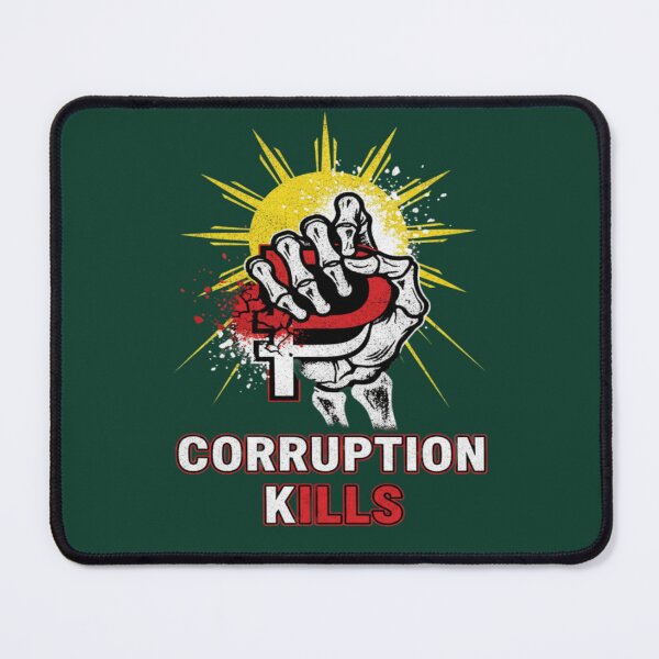 Item preview, Corruption Kills Powerful Protest Artwork designed and sold by PrintBreeze.