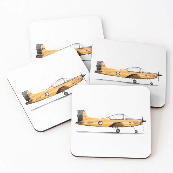 Item preview, PAC CT-4E AIRTRAINER NZ1992 RNZAF designed and sold by Grubby Fingers Aircraft Illustration.