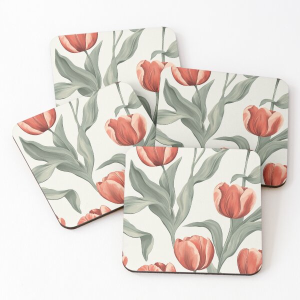 Item preview, Elegant Tulip Bouquet - Flower Floral Pattern   - Baptism Gifts designed and sold by RoyalStarsPatts.
