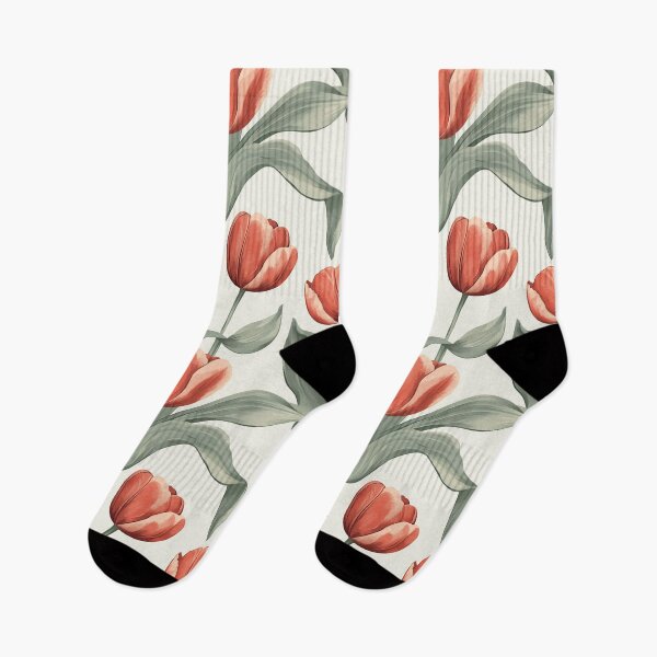Item preview, Elegant Tulip Bouquet - Flower Floral Pattern   - Baptism Gifts designed and sold by RoyalStarsPatts.