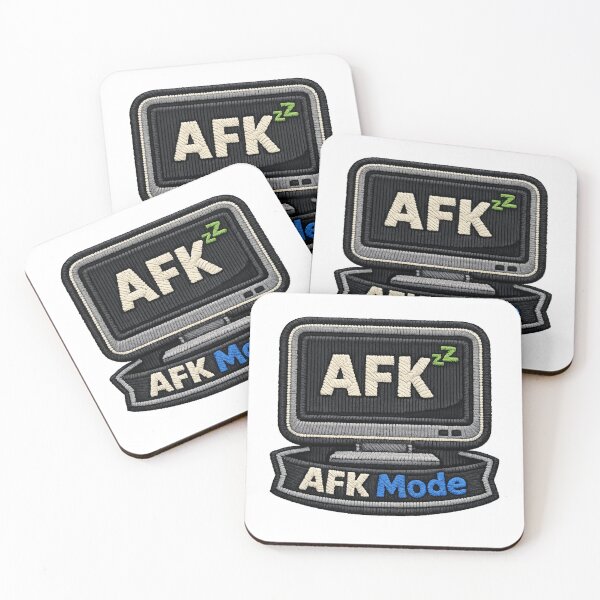 Item preview, AFK Mode Gamer Patch - Embroidered Style Computer Monitor Art designed and sold by myforestfog.