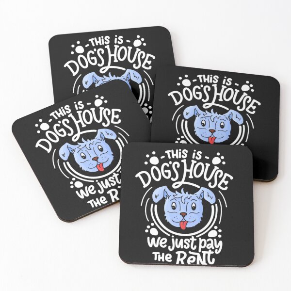 Item preview, This is Dog's House We Just Pay the Rent - Funny Dog Owner Art designed and sold by GenZFashion000.