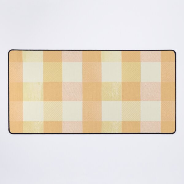 Item preview, Pastel Buffalo Check Pattern – Soft Yellow Cottagecore Summer Seamless Design designed and sold by Tamas Das.