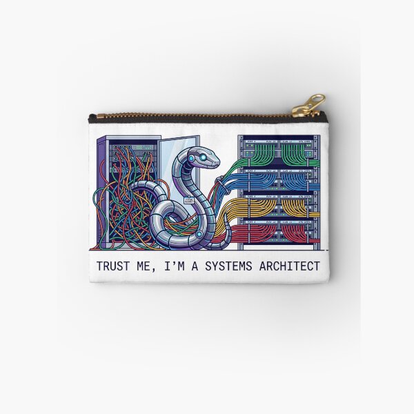 Aperçu de l'œuvre Architecte système, développeur Python, informaticien humoristique créée et vendue par ModMotiff.