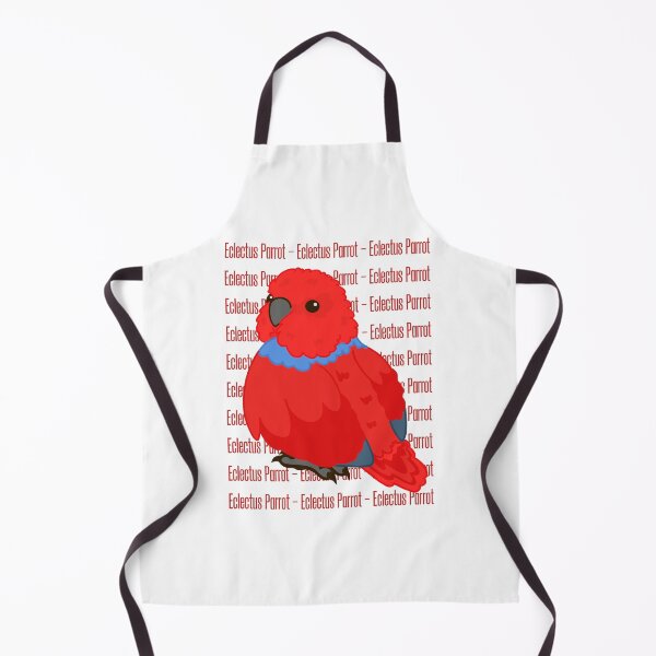 Item preview, Cute female Eclectus Parrot with Text designed and sold by causebirbs.