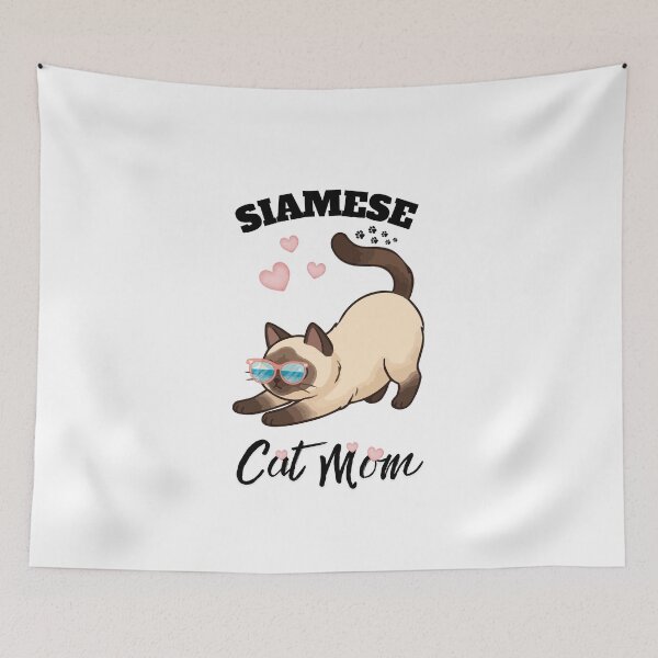 Item preview, Siamese cat mom  designed and sold by Fateh-Kro ⭐⭐⭐⭐⭐.